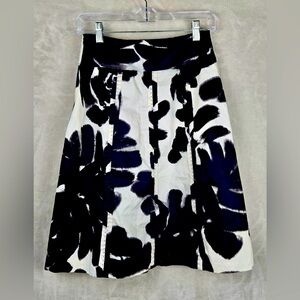 LaVia 18 Black and White A-Line Asymmetrical Skirt💕